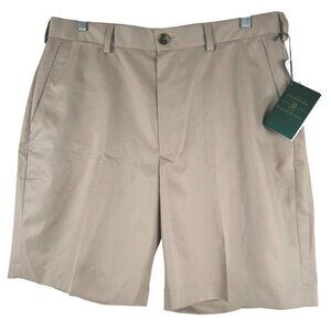 Brooks Brothers St Andrew Links Shorts Mens Size 34 Beige Khaki NWT SS-2054